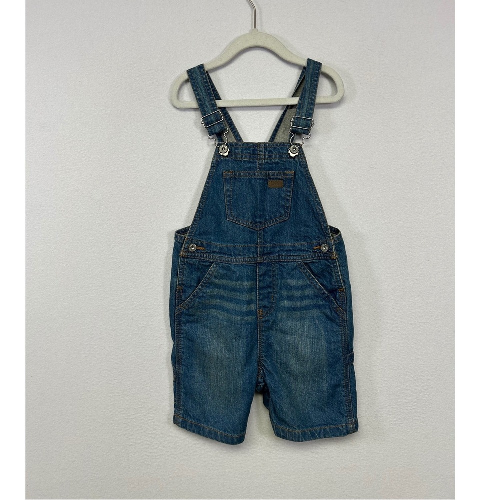 Workwear Americana Lee Kids 4T Blue Denim Shortall Carpenter Overalls‎